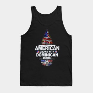 Christmas Tree  American Grown With Dominican Roots - Gift for Dominican From Dominican Republic Tank Top